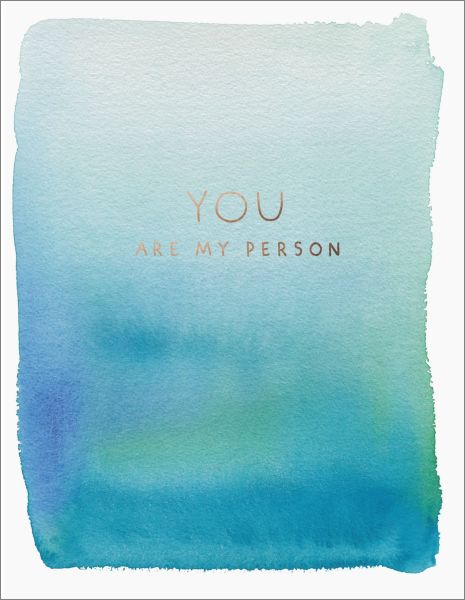 [EF-C-FL0137] Foil Card-You Are My Person