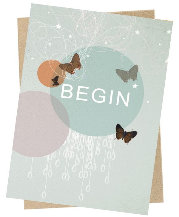 [PY-CM-0195] Mini Card-Begin