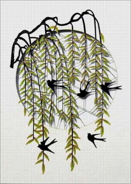[FO-PM0680] Laser Cut Card-Hanging Tree