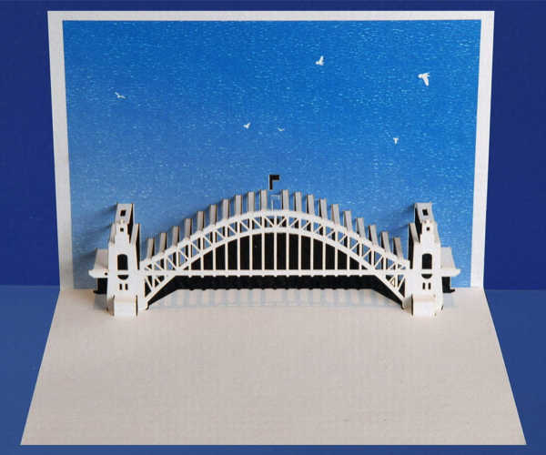 [FO-POP043] 3D Card-Sydney Harbour Bridge