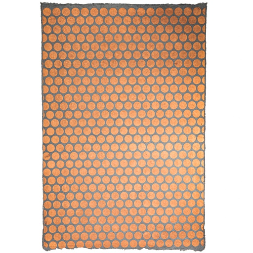 [GI-GSP362-52] Wrap-Polka Dot Copper On Navy
