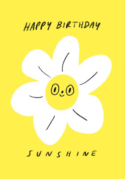 [BB-C-0156] Card-Birthday Sunshine