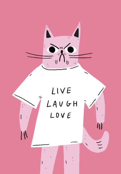 [BB-C-0159] Card-Live Laugh Love