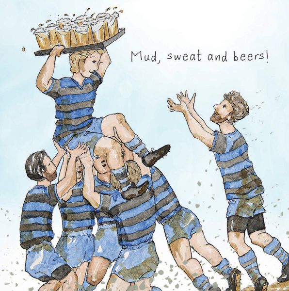 [AM-ATM1399] Card-Mud Sweat And Beers