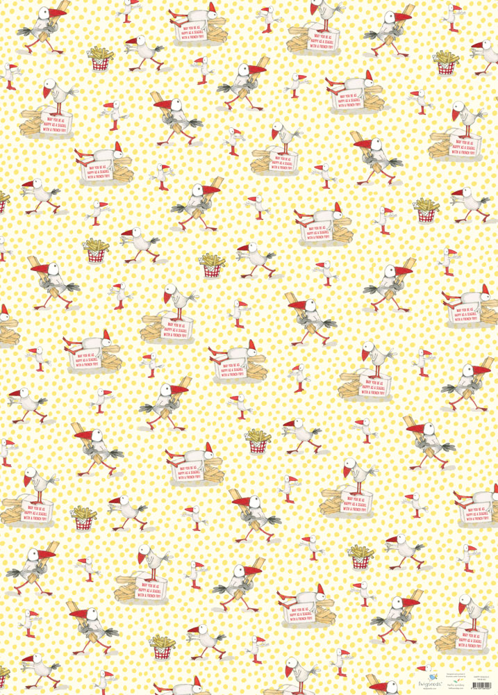 [TW-W-003] Wrap-Happy Seagulls