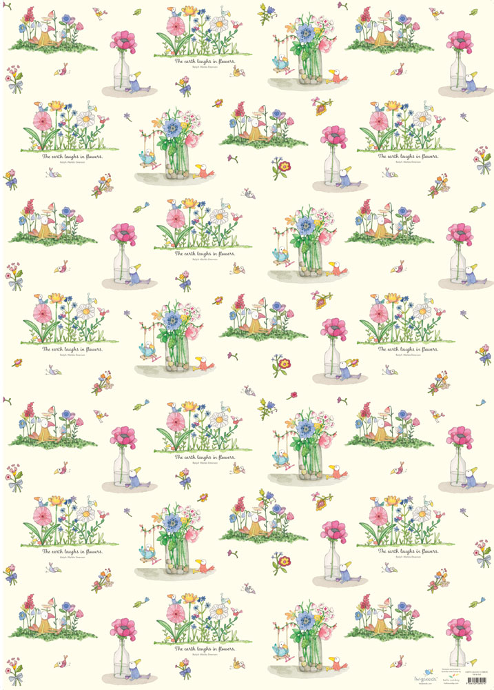 [TW-W-004] Wrap-Earth Laughs Flower