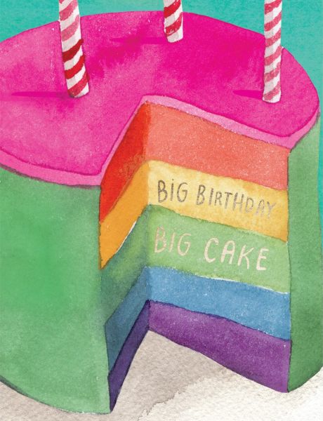 [EF-C-BD0246] Foil Card-Big Cake