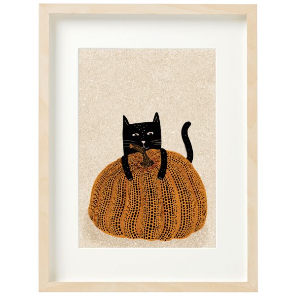 [NG-LW-047] Art Print-Yayoi Catsama Pumpkin