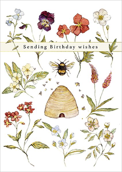 [GB-C-JC0008] Foil Card-Flora Beehive