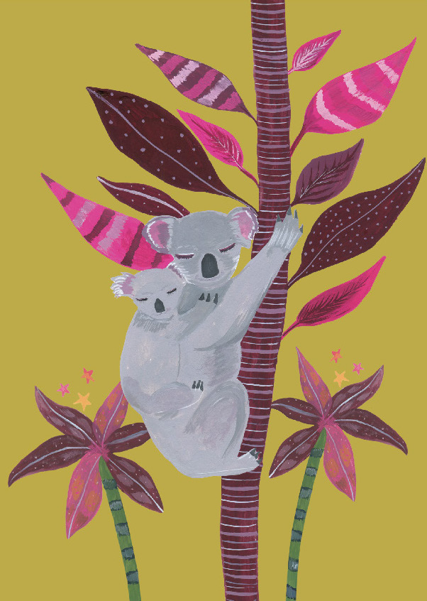 [HC-C-385] Card-Happy Koala