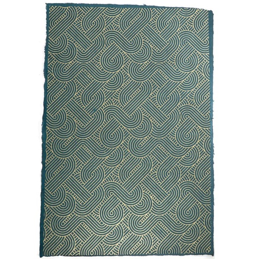 [GI-GSP592-90] Wrap-Pattern Navy