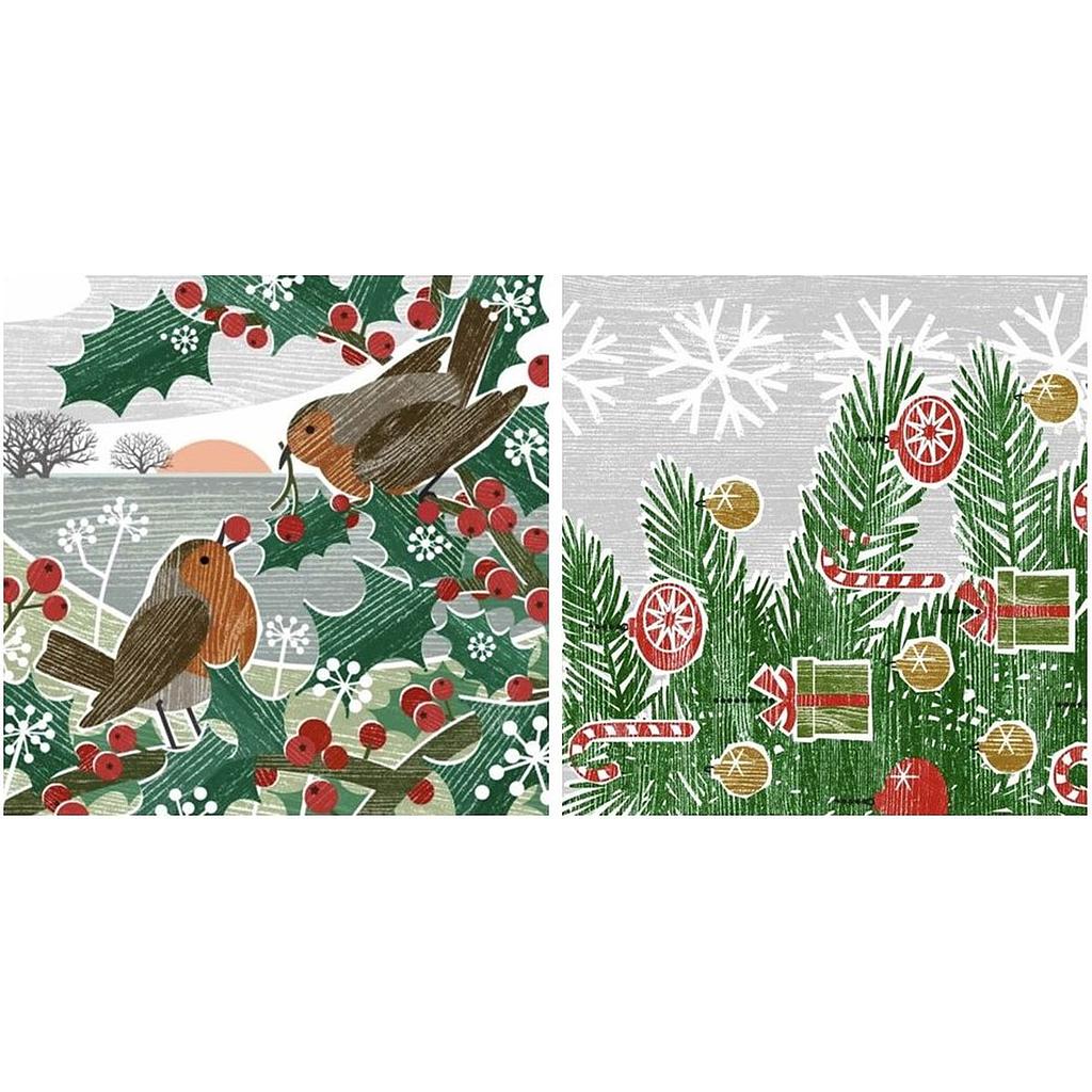 [CD-XCP-113-3] Card Pack of 6 (2 designs)-Liane Payne