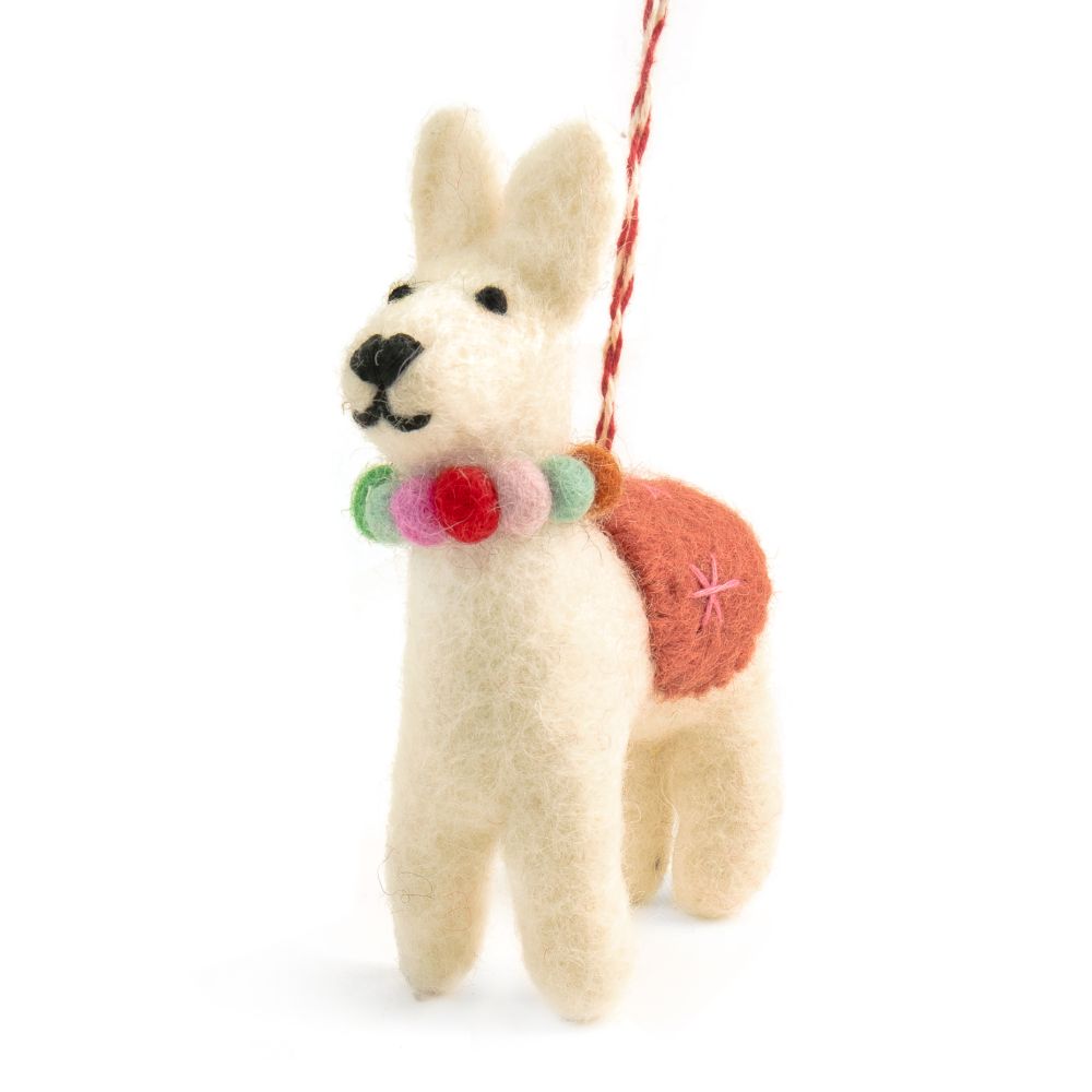 [GI-XD-DLL001] Charity Decoration-Felt Lily Llama
