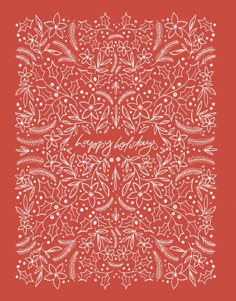 [OC-XC-291102] Card-Holiday Tiny Floral 