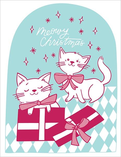[GT-XC-308] Card-Meowy Christmas