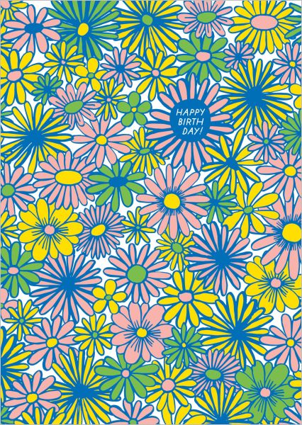 [GT-C-BD300] Card-Daisy Bday