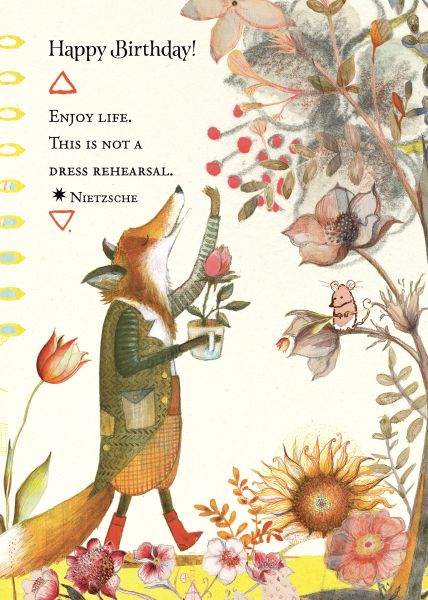 [SB-C-573] Card-Enjoy Life