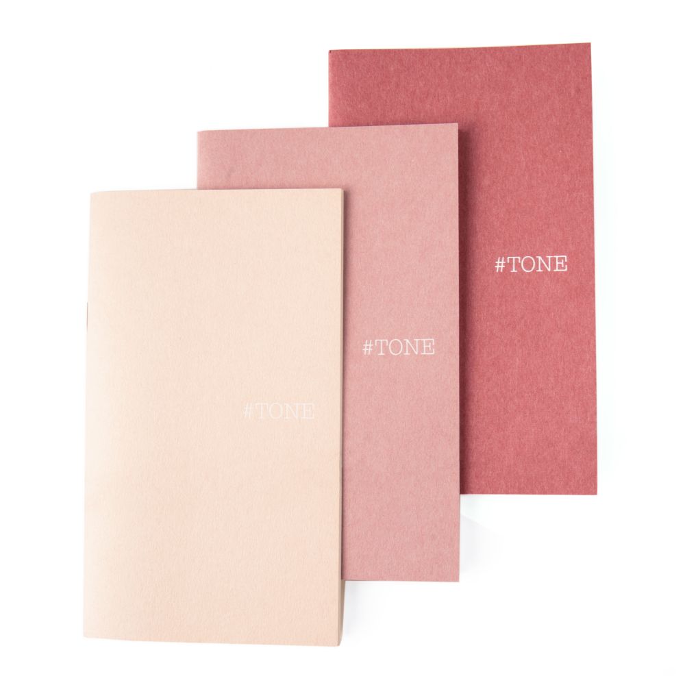[EC-NT-PK-NP-001] Pocket Notebook Set-Pink Tones