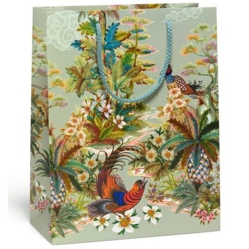 [RC-W-WBL-TAY2663] Gift Bag Large-Quail Garden 