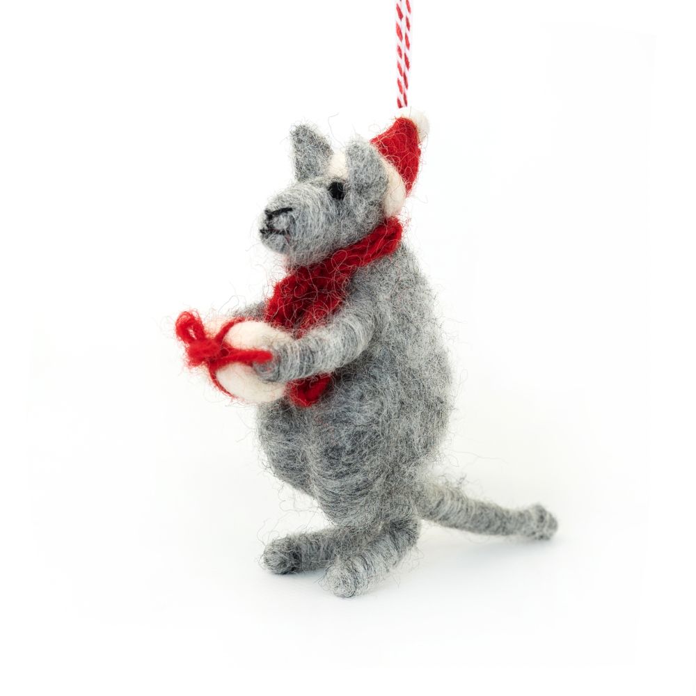 [GI-XD-DAUA003] Charity Decoration-Felt Kangaroo Kevin
