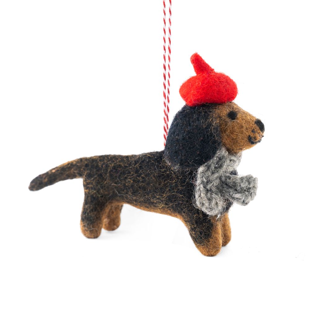 [GI-XD-DDG004] Charity Decoration-Felt Dog Dachshund