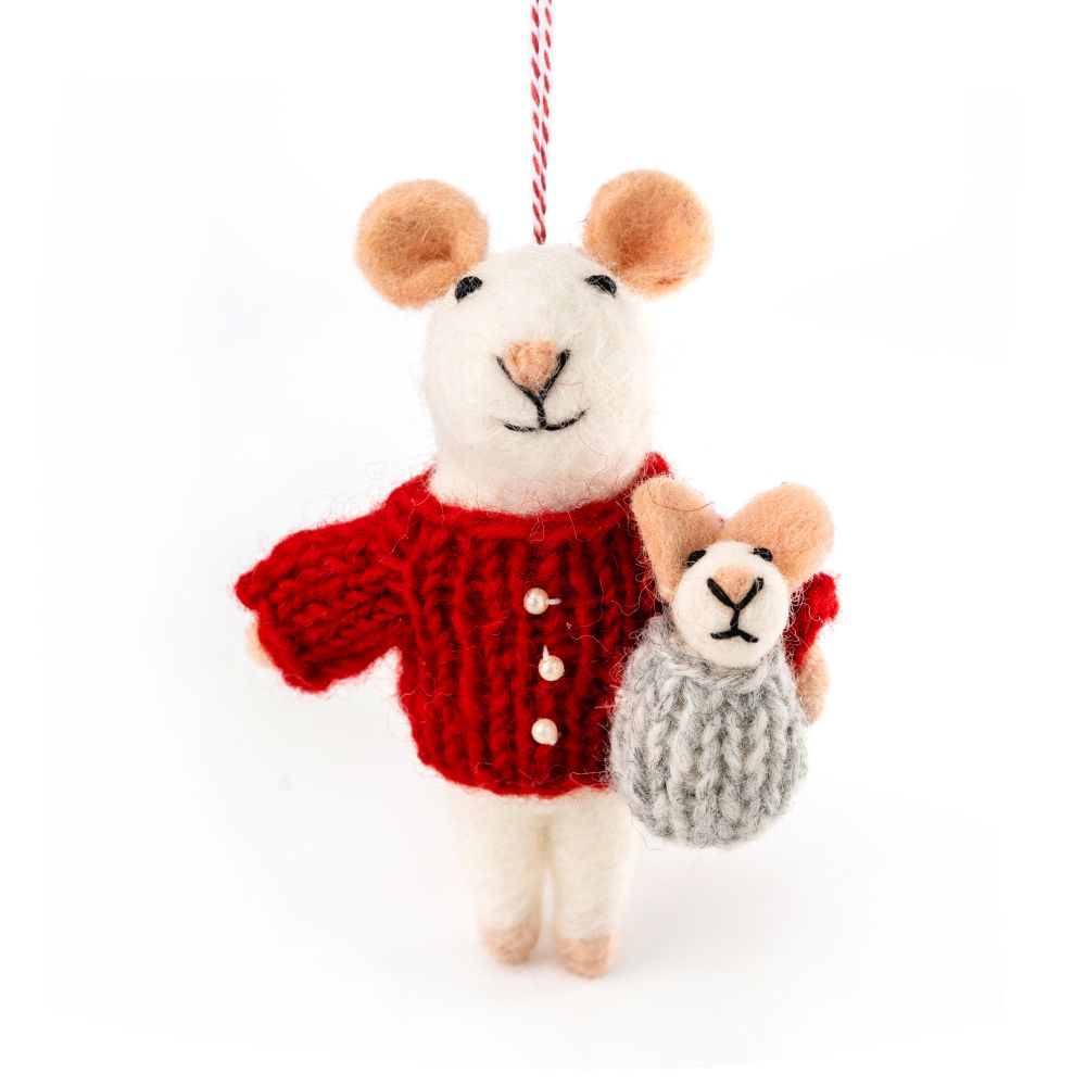 [GI-XD-DMS010] Charity Decoration-Felt Mouse Mummy