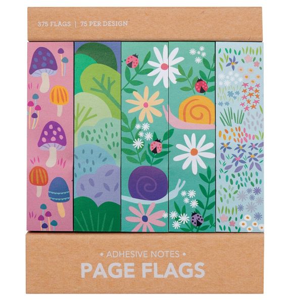[GO-SS-PF024] Page Flags-Little Garden
