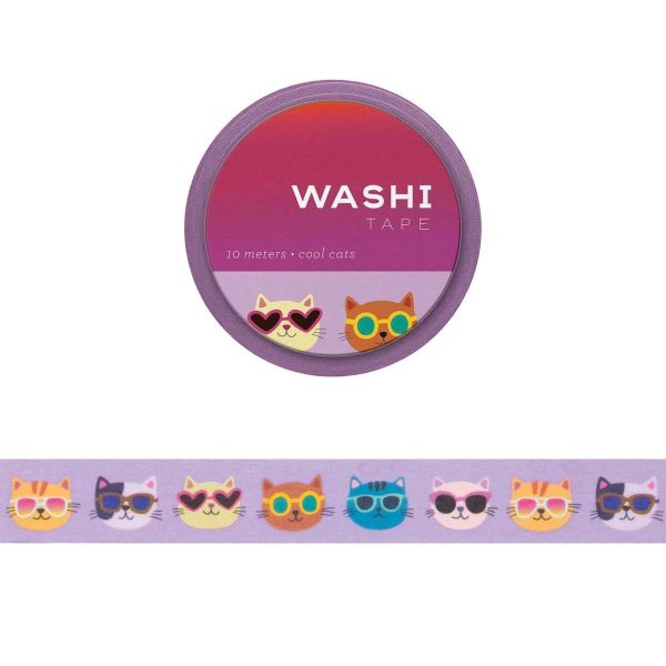 [GO-SS-WT123] Washi Tape-Cool Cats