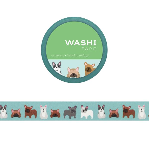 [GO-SS-WT150] Washi Tape-French Bulldogs