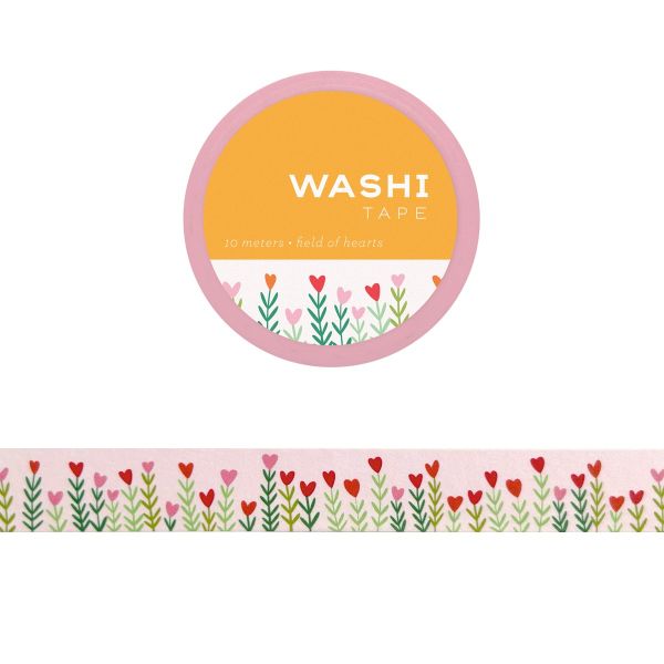 [GO-SS-WT166] Washi Tape-Field Of Hearts
