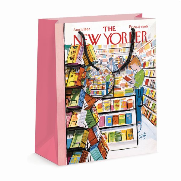 [NY-W-WBM08] Gift Bag Medium-Bookstore Browsing