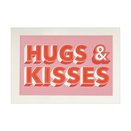 [AV-MC-AP360] Mini Card-Hugs and Kisses