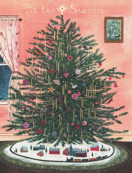[RC-XC-BEC2823] Foil Card-Tinsel Tree