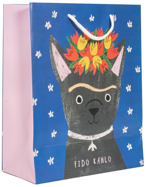 [NG-WBL-D001] Gift Bag Large-Fido Kahlo