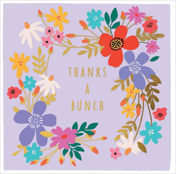 [AM-SG1585] Foil Card-Thanks