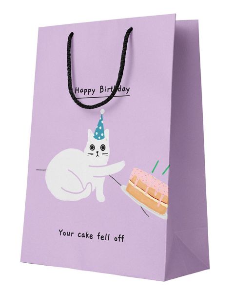 [OD-WBL-KTC9636] Gift Bag Large-Your Cake Fell Off