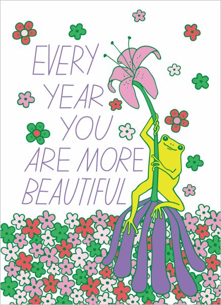 [GT-C-BD423] Card-Better Frog Bday