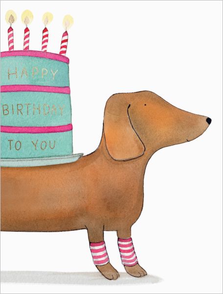 [EF-C-BD0310] Foil Card-Slinky Dog  Birthday