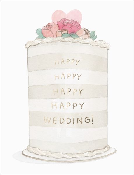 [EF-C-SP0559] Foil Card-Frosted Wedding