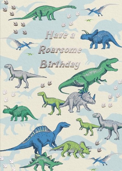 [CK-C-11509] Cath Kidston Card-Birthday Dinosaurs