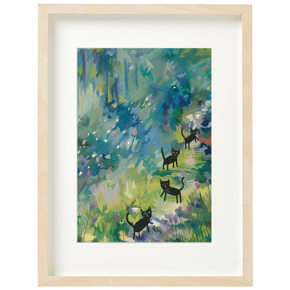 [NG-LW-057] Art Print-Purr Auguste