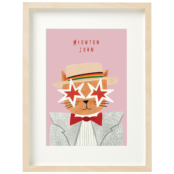 [NG-LW-060] Art Print-Meowton John