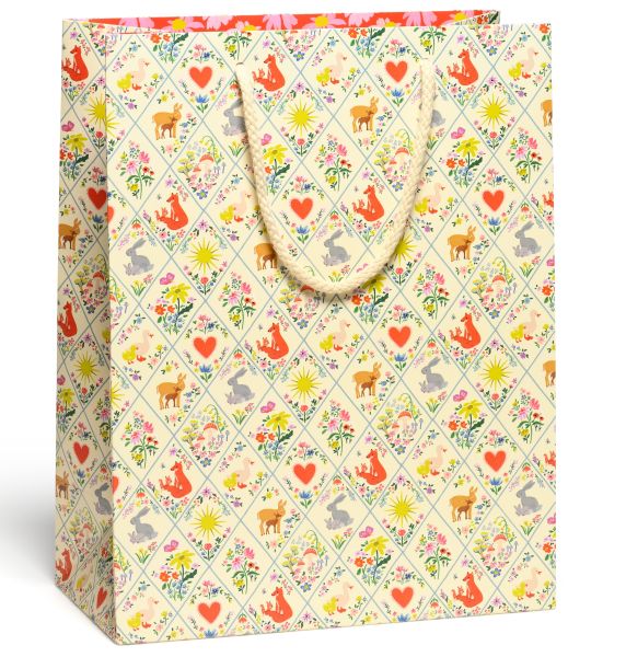 [RC-W-WBL-LAR2886] Gift Bag Large-Woodland Critters