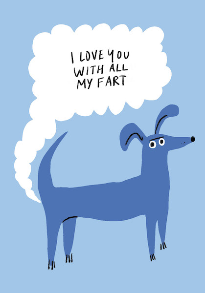 [BB-C-0338] Card-All My Fart