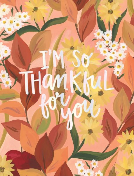 [OC-C-412436] Card-Floral Thankful