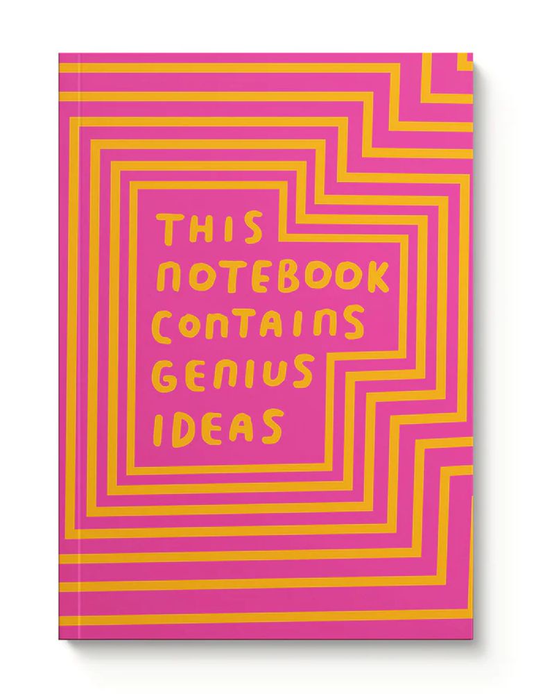 [OD-SN-OD-3-A5-510411] A5 Smooth Soft Cover Notebook-This Contains Genius Ideas 