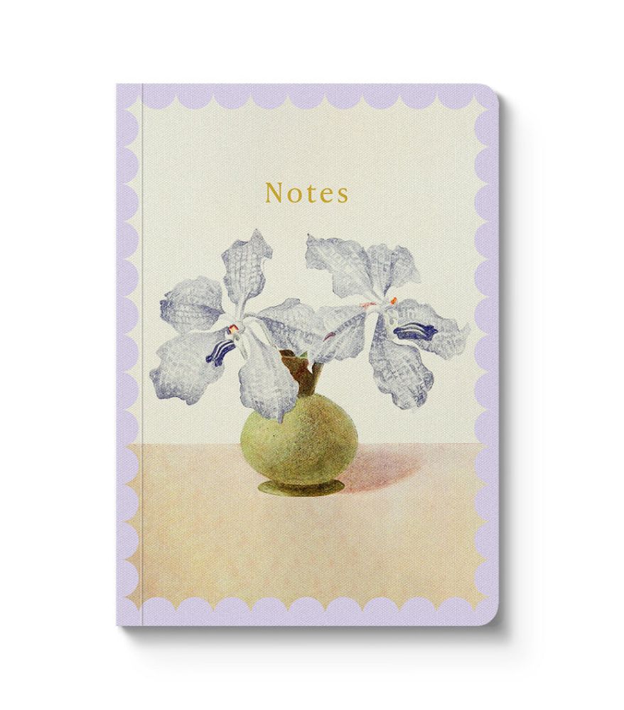 [OD-SN-KA-5-A6-612228] Kaleido A6 Textured Soft Cover Notebook-Lilac Orchid  