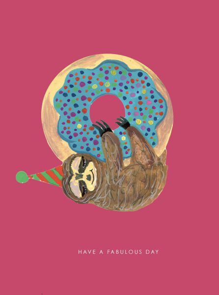 [HC-C-441] Card-Sloth and Donut