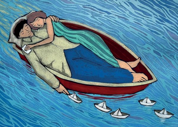 [CD-C-WPA076-1] Card-Love Notes and Little Boats