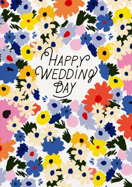 [OD-C-HAR09811] Card-Happy Wedding Day